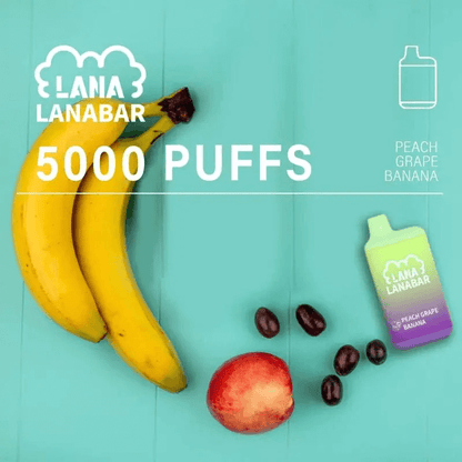 LANABAR-5000PUFF-PEACH-GRAPE-BANANA-singapore-vape-delivery-shop