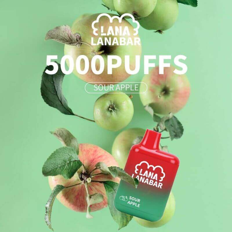 LANABAR-5000PUFF-SOUR-APPLE-singapore-vape-delivery-shop