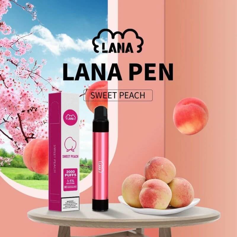 LANAPEN-2000PUFF-SWEET-PEACH-singapore-vape-delivery-shop