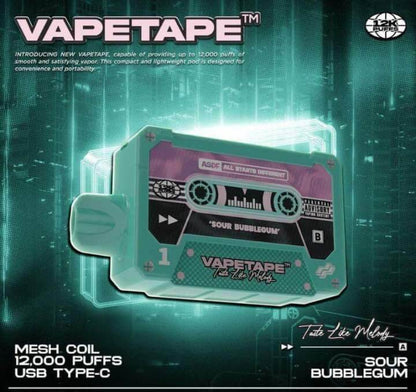 VAPETAPE-12000-PUFFS-SOUR-BUBBLEGUM-singapore-vape-delivery-shop