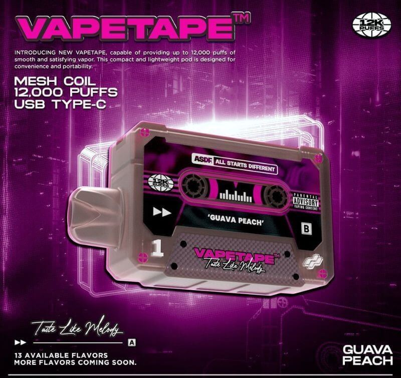 VAPETAPE-12000PUFFS-GUAVA-PEACH-singapore-vape-delivery-shop
