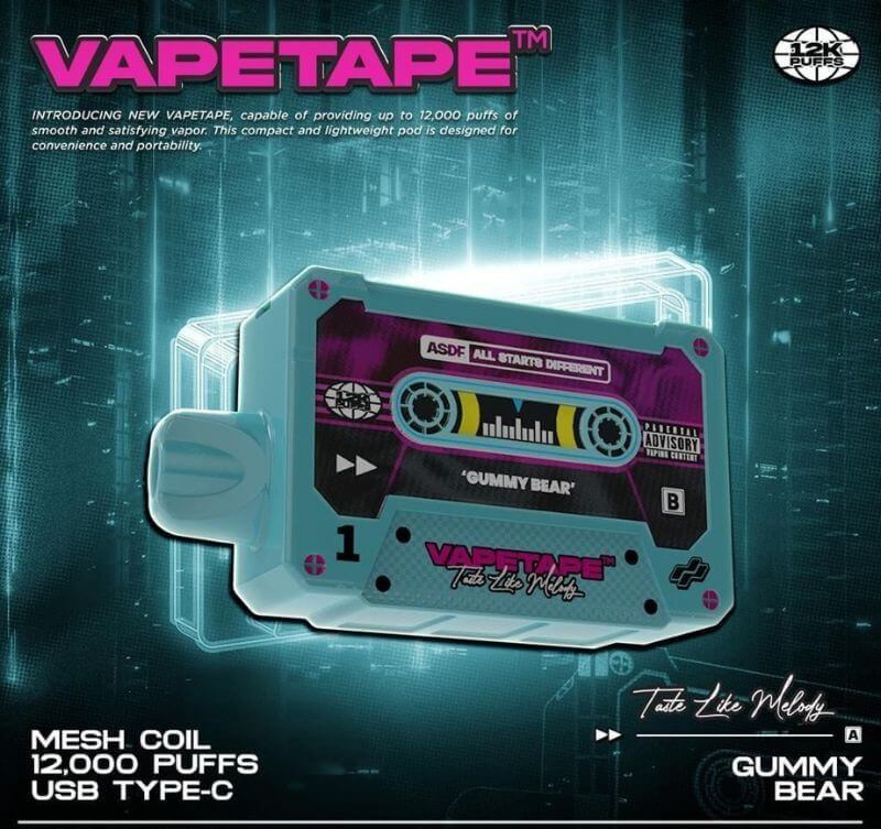 VAPETAPE-12000PUFFS-GUMMYBEAR-singapore-vape-delivery-shop