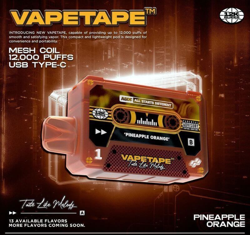 VAPETAPE-12000PUFFS-PINEAPPLE-ORANGE-singapore-vape-delivery-shop